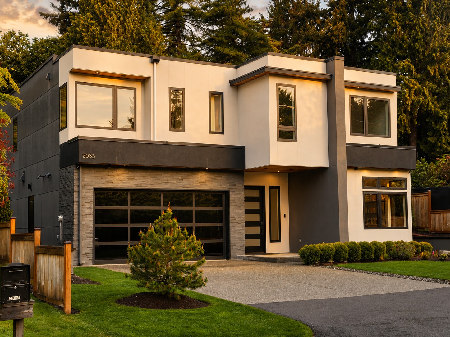 Contemporary Stucco Installation